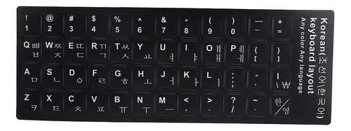 Tefola Adhesivo Para Teclado Coreano Impermeable Accesorio