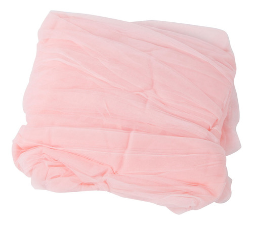 Cama Infantil De Malla Para El Hogar Con Mosquitera Rosa, Co
