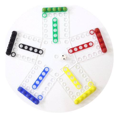 Juego De Mesa No Te Enojes, Ludo Para 3, 4, 5 O 6 Jugadores