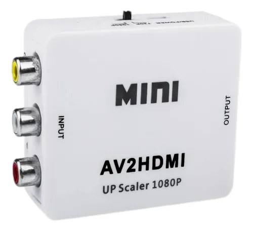Adaptador Av A Hdmi Para Ps2, Wii, Ps1