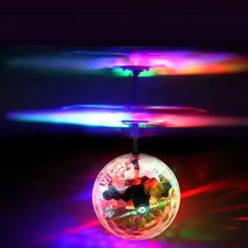 Mini Dron Volador Sensor De Mano Con Luces Led Recargable