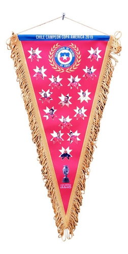 Banderín Chile Campeón Copa América 2015