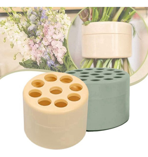Soporte En Espiral Para Tallos De Ikebana, 2 Piezas, Reutili