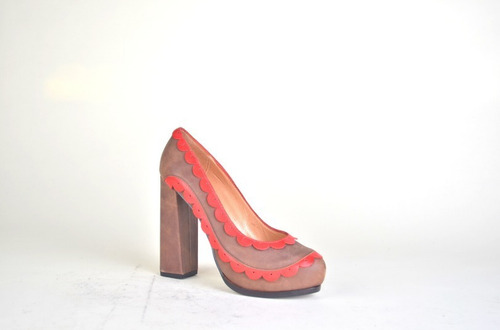 Imagen 2 de 5 de Zapatos Tacos De Cuero De Mujer - Rosario - Ferraro