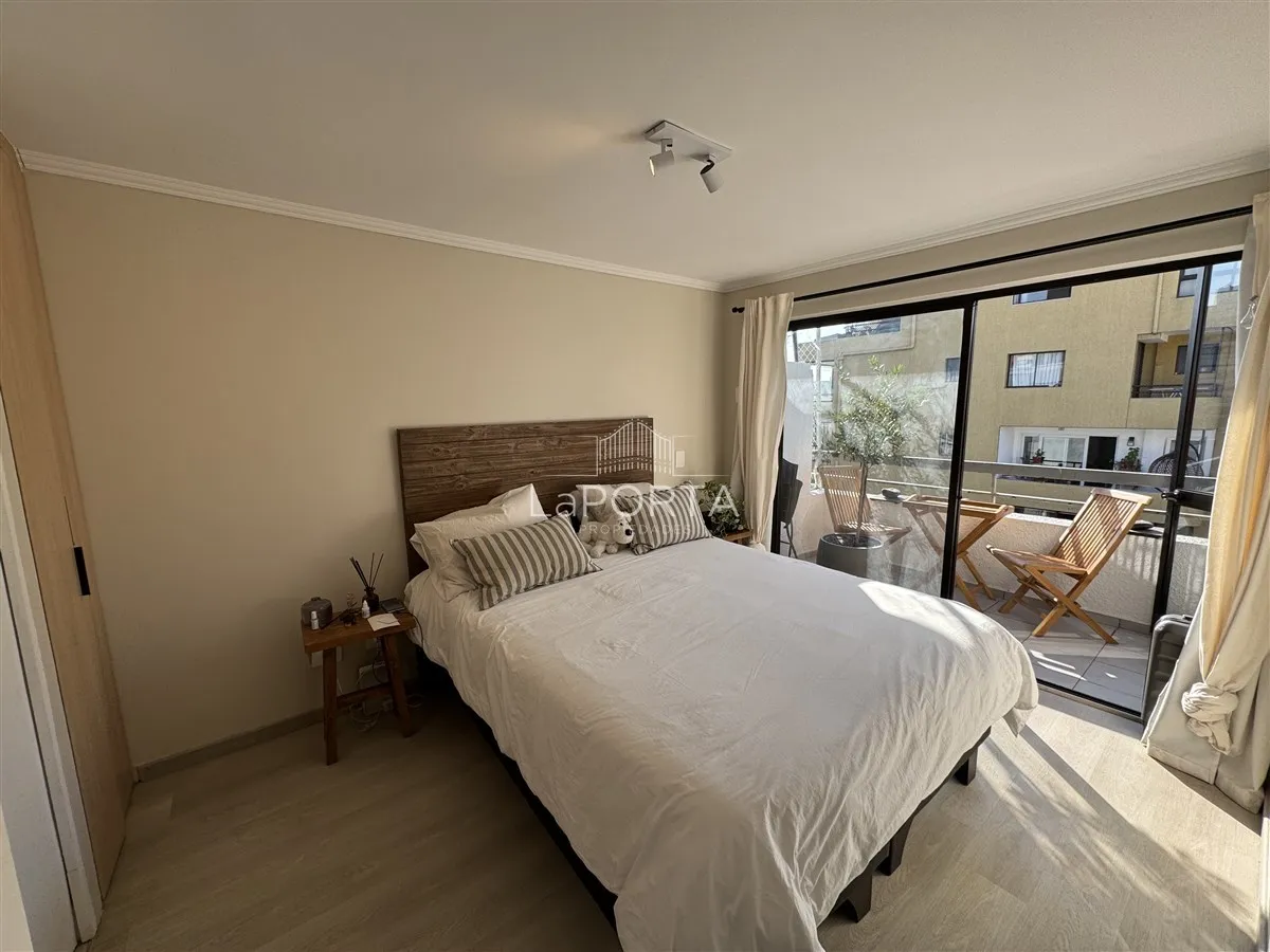 Imagen 3 de 12 de Precioso Depto Remodelado / Pocuro / Opción Amoblado