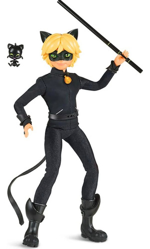Miraculous Cat Noir Muñeco Articulado De 27 Cm Ladybug