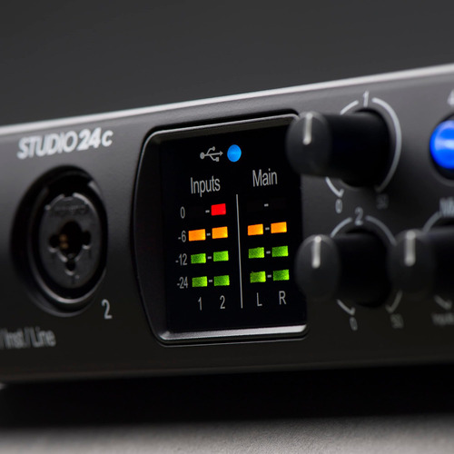 Presonus Studio 24c 2x2, 192 Khz, Interface De Áudio Usb Com