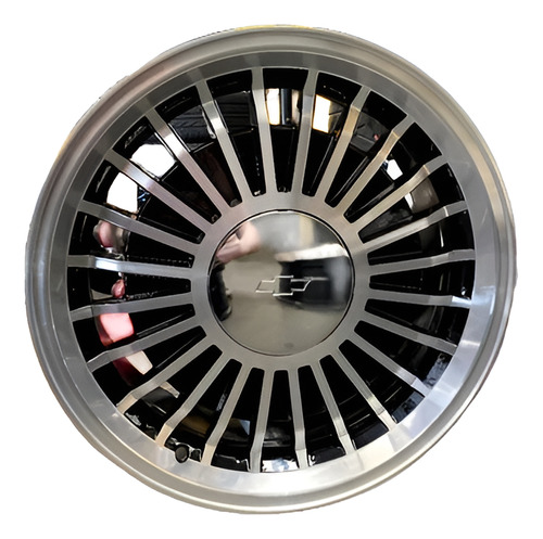 Rodas Gm Opala Comodoro Ralinho Aro 17x7 5x114 (jogo) +bicos Cor Preto Com Diamantado