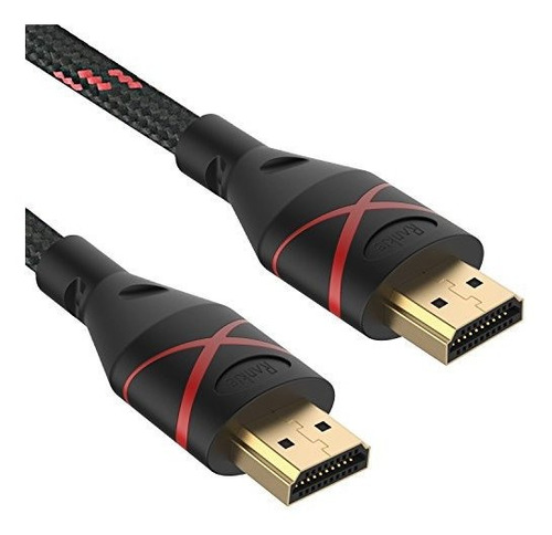 Cable Rankie Hdmi Pies, 4k Listo, Trenzado De Nylon 3