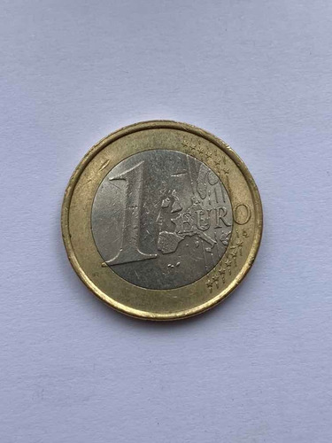 Moneda Bimetálica De 1 Euro Del Año 2002