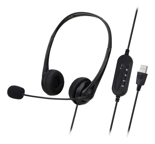 Puerto Call Center Auriculares Con Cable Control Con Cable U