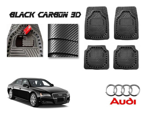 Tapetes Premium Black Carbon 3d Audi A8 2011 A 2017