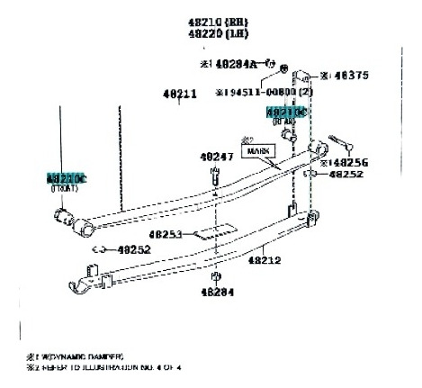 Bujes Ballesta Trasera Toyota Coaster 90389 16015