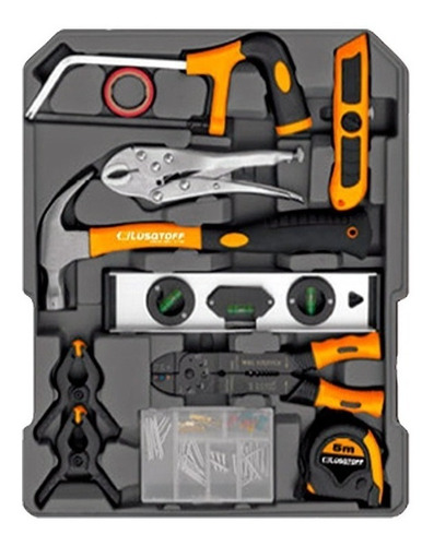 Imagen 8 de 8 de Kit Herramientas Maletin Portatil Lusqtoff Lqcm245-9 Cuotas