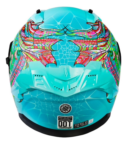 Casco De Motocicleta Cara Completa Premium Con Doble Visera