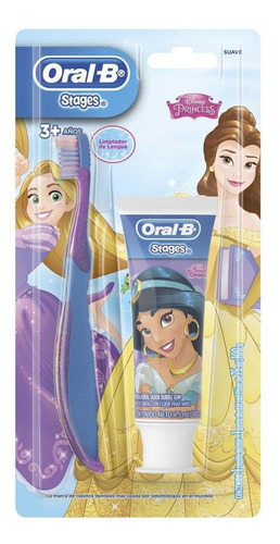 Escova Dental Infantil Oral-b Stages 3 + Creme Stages 75 Ml