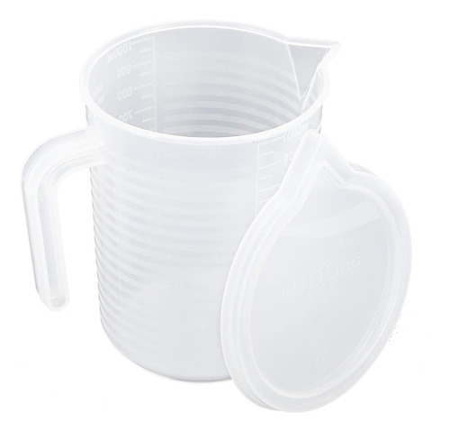 Taza Medidora Liquida Transparente 16.9 fl Oz 33.8 fl Tapa