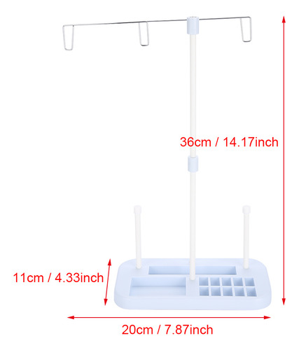 Soporte Ajustable Para 3 Bobinas De Bordado, Soporte Para Co