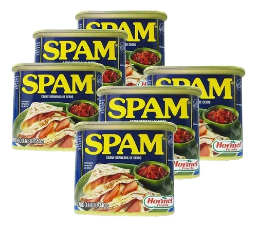 2 Jamón De Cerdo Spam Enlatado