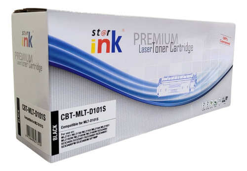 Cartucho De Tóner Compatible Mlt-d101 Ml2165 Ml2160 Scx3405w Tinta Black