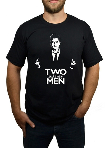 Camiseta Two And A Half Men - Charlie Sheen - Série