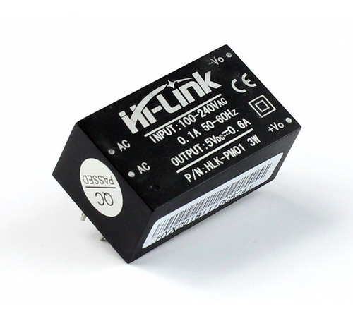 2x Hi-link Hlk-pm01, Fonte Encapsulada Bivolt 5vdc X 600ma