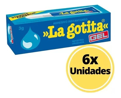 Pack 6 Und La Gotita® Gel 3gr.