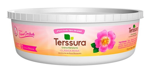 Crema Terssura Clásica Sólida Rosa 220 Gr
