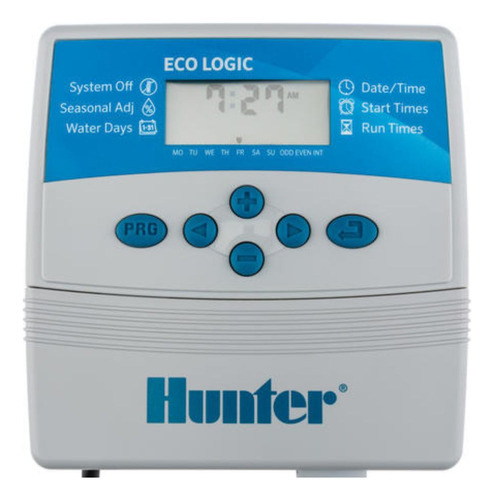 Programador Hunter Eco Logic De 4 Estaciones Interior