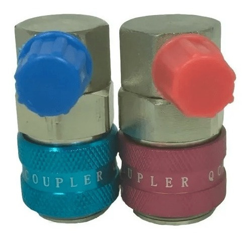Imagen 5 de 8 de Kit Coples Adaptador Automotriz Alta Y Baja Manometros Gas