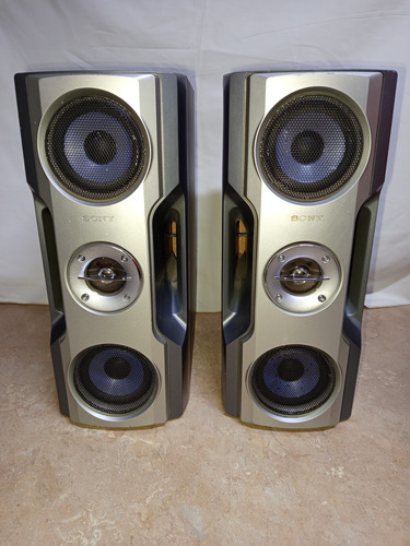 Módular Altavoces Sony Genezi Gn800 Potentes Altavoces Gris Plata 200 W (Usado)