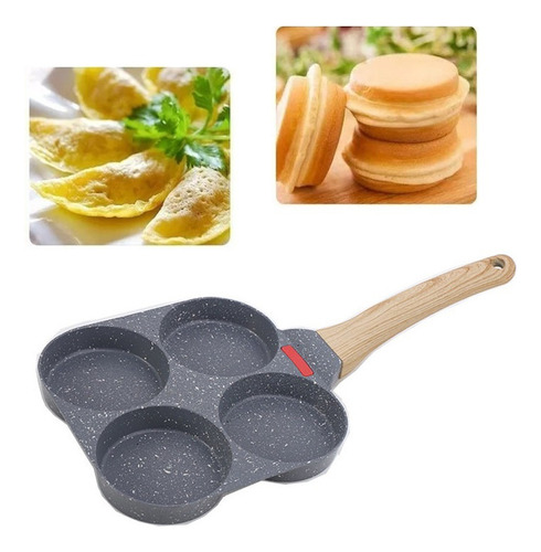 Nonstick Frying Pan For Fried Eggs With Four Holes