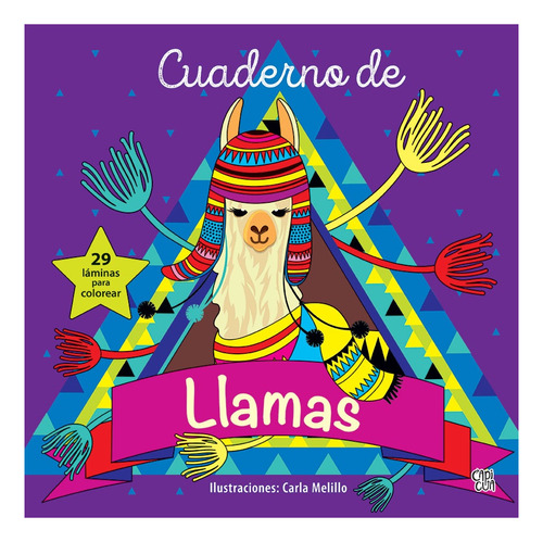 Cuaderno De Llamas - 29 Laminas Para Colorear