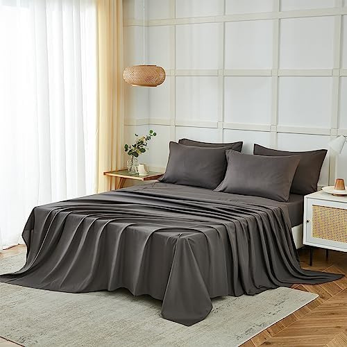 Ilavande Juego De Sábanas King Size De 6 Piezas, Hotel Luxur