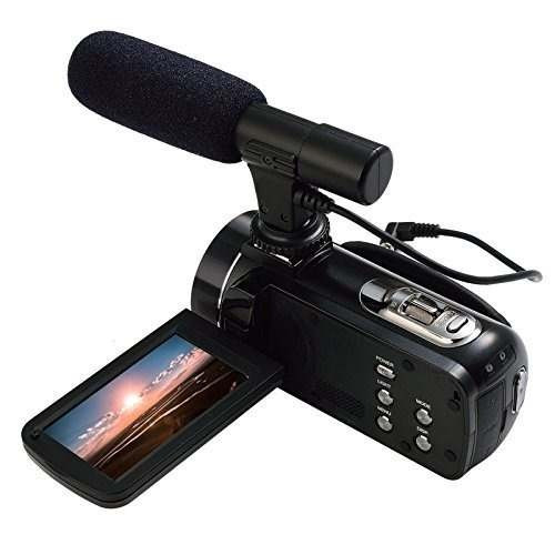 Full Hd Cámara De Vídeo Digital Con Mic Externo, Modelo Hdv