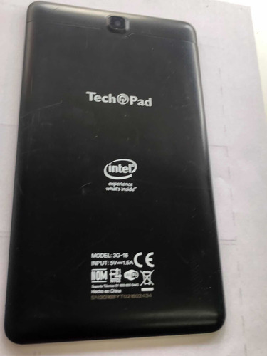Techpad 3g 16 Tapa Trasera Negra (Usado)