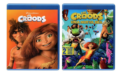 Los Croods 1 Uno Y 2 Dos Paquete 2 Peliculas Blu-ray