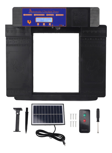 Puerta Solar Automática Para Gallinero Professional