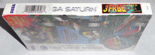 Daytona Usa, Virtua Fighter 2,virtua Cop Sega Saturn Sellado (Usado)