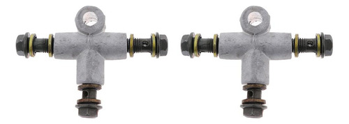 2 Piezas En T, Doble Línea De , -, Adaptador De 3 Vías, De