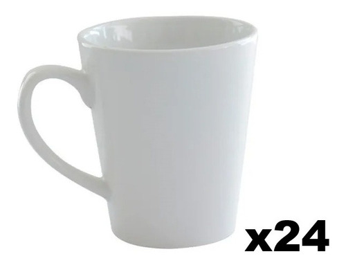 24 Tazas Conica Blanca 12oz Sublimacion Sublimar