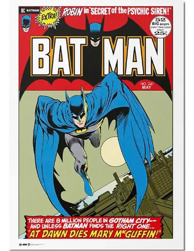 Poster Exclusivo Piezas Limitadas Batman Batman Saltando