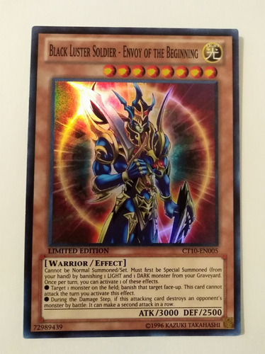 Black Luster Soldier - Envoy Of The Beginning - Super Rare