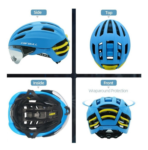 Casco Bicicleta Mtb Ruta Aerodinamico Cairbull Cb-11 Speed