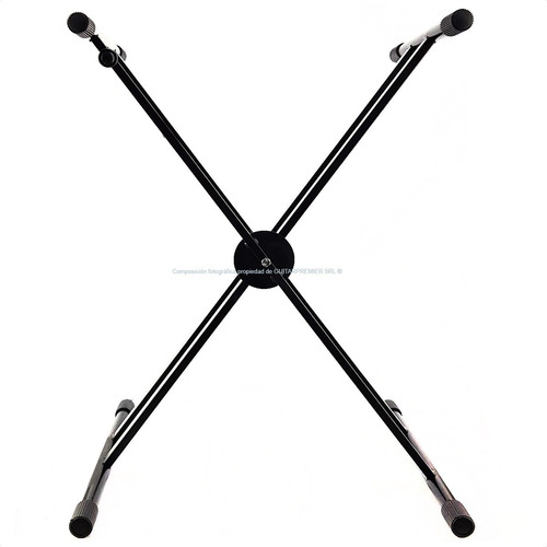 Soporte Pie Tijera Para Piano Teclado Doble Profesional