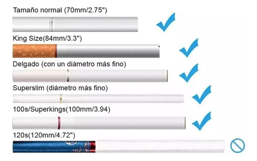 Encendedor De Antorcha Recargable Con Estuche P/ Cigarrillos