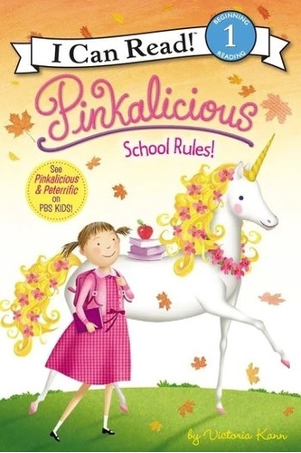 Pinkalicious - School Rules - I Can Read 1, De Kann, Victoria. Editorial Harper Collins Usa, Tapa Blanda En Inglés Internacional