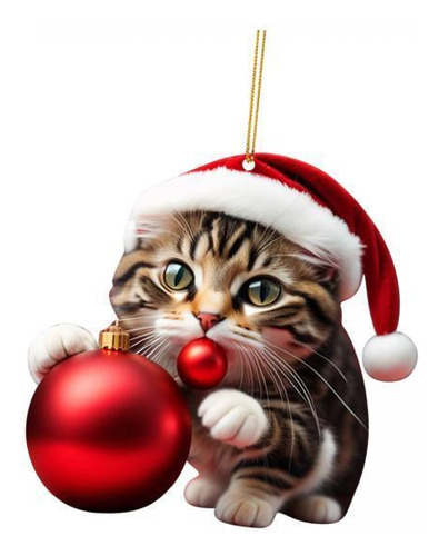 6 Adornos Festivos Para Árboles De Navidad - Juego 6 Piezas