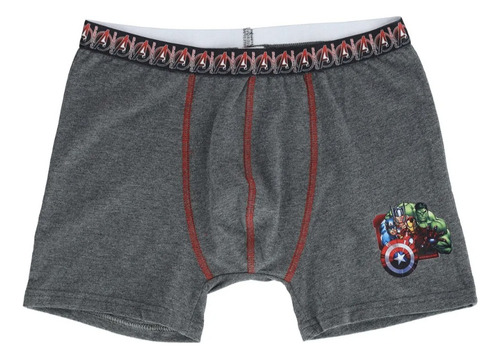 Boxer Algodón Mota Avengers Talla 14 Pack X3 Mt40444