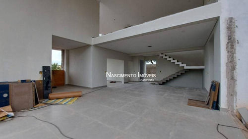 Casa Moderna Com 4 Suítes À Venda, 590 M² Por R$ 4.300.000 - Residencial Jatibela - Campinas/sp - Ca0408